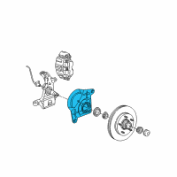 OEM 1999 Ford Expedition Splash Shield Diagram - 2L3Z-2K004-AA