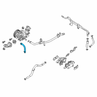 OEM 2021 Hyundai Ioniq Hose Assembly-Oil Cooler Diagram - 25471-03HA0