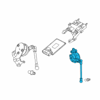 OEM 2015 Cadillac CTS Rear Sensor Diagram - 23209128