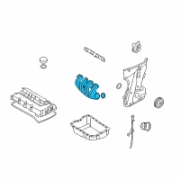 OEM 2010 Kia Rondo Manifold Assembly-Intake Diagram - 283102G030