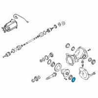 OEM 2012 Kia Sorento Spacer-Differential Bearing Diagram - 530643B180