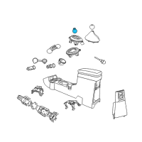 OEM Chrysler Knob-GEARSHIFT Diagram - 1BX44XZ2AA