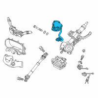 OEM 2022 Kia Sportage Motor Assembly Diagram - 56330D3010