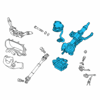 OEM 2017 Kia Sportage Column Assembly-Steering Diagram - 56310D9000