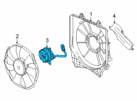 OEM 2022 Acura TLX MOTOR, COOLING FAN Diagram - 38616-6A0-A02