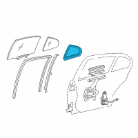 OEM 2016 Lexus GS F WEATHERSTRIP, Rear Door Diagram - 68188-30201