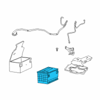 OEM 2003 Saturn LW200 Batteries Diagram - 75S5YR