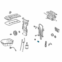 OEM 2010 Scion xB Guide Plate Diagram - 13566-28010