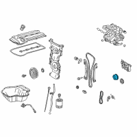 OEM 2001 Toyota Highlander Camshaft Gear Diagram - 13050-28012