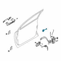 OEM 2004 Nissan Murano Link-Door Stopper Diagram - 80430-CA01A