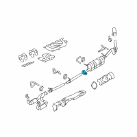 OEM 2010 Ford E-350 Super Duty Intermed Pipe Clamp Diagram - 7C3Z-5A231-A