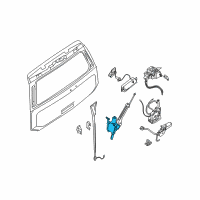 OEM 2004 Nissan Pathfinder Armada Motor-POWERASSISTBACKDOOR Diagram - 82580-7S40B