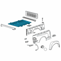 OEM 2014 Ford F-150 Floor Pan Diagram - CL3Z-9911215-A