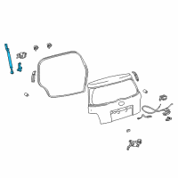 OEM 2006 Scion xA Lift Cylinder Diagram - 68950-59076