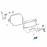 OEM Scion xA Cylinder & Keys Diagram - 69055-52430