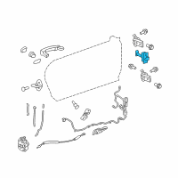 OEM Chevrolet Camaro Check, Front Side Door Diagram - 22791900