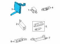 OEM 2017 Toyota Corolla Computer Diagram - 89990-02231