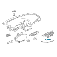 OEM Chevrolet Spark Control Cable Diagram - 95388255