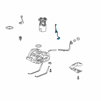 OEM 2016 Chevrolet Impala Limited Fuel Gauge Sending Unit Diagram - 19257908