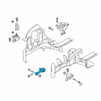 OEM 2013 Hyundai Veloster Bracket Assembly-Roll Rod Diagram - 21950-1W000
