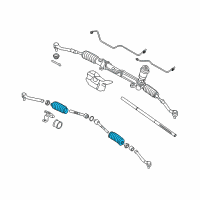 OEM 2008 Kia Sedona Bellows-Steering Gear Box Diagram - 577404D000