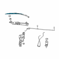 OEM Jeep Compass Blade-Front WIPER Diagram - 68002028AA