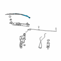 OEM Jeep Arm-Front WIPER Diagram - 68002026AA