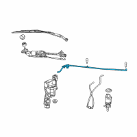 OEM Jeep Hose-Windshield Washer Diagram - 5303837AC