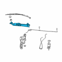 OEM Jeep Motor-Windshield WIPER Diagram - 5303827AF