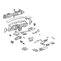 OEM 2004 Chevrolet Impala Cylinder & Keys Diagram - 25832354