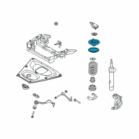 OEM 2011 BMW M3 Guide Support Diagram - 31-30-2-283-650