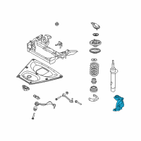 OEM 2009 BMW M3 Left Carrier Diagram - 31-21-2-283-435