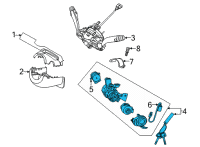 OEM 2022 Kia K5 Steering Key Sub Set Diagram - 81900L3A00
