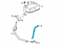 OEM 2022 Chevrolet Corvette Outlet Hose Diagram - 84696215