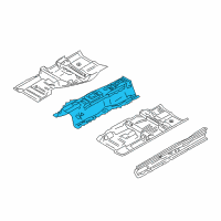 OEM 2009 Infiniti M35 Floor-Front, Center Diagram - 74310-EH130