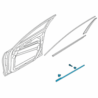 OEM 2019 Kia K900 MOULDING Assembly-W/LINE Diagram - 87712J6000