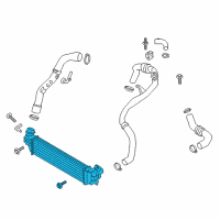 OEM 2018 Lincoln MKZ Intercooler Diagram - G3GZ-6K775-A