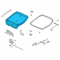 OEM 2004 Honda Insight Tailgate (DOT) Diagram - 68100-S3Y-A90ZZ