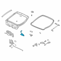 OEM 2000 Honda Insight Switch Assy., Tailgate Opener Diagram - 74810-S3Y-003