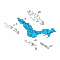 OEM 2016 Ford Fusion Manifold With Converter Diagram - GG9Z-5G232-A