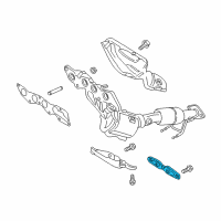 OEM 2013 Ford Fusion Rear Bracket Diagram - DS7Z-5K291-A