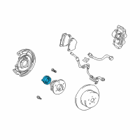 OEM 2007 Toyota Prius Rear Sensor Ring Diagram - 89544-20010