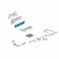 OEM Pontiac G5 Valve Grind Gasket Kit Diagram - 12625772