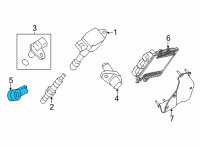 OEM 2020 Nissan Pathfinder Sensor Assembly Knock Diagram - 22060-6KA0A