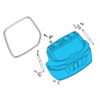 OEM Lincoln MKC Lift Gate Diagram - EJ7Z-7840010-C