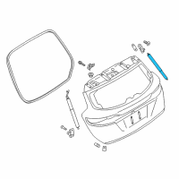 OEM 2017 Lincoln MKC Lift Cylinder Diagram - EJ7Z-78406A10-B