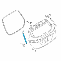 OEM 2017 Lincoln MKC Actuator Assembly Diagram - EJ7Z-14B351-A