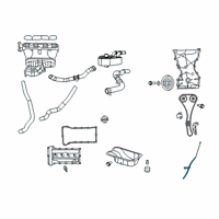 OEM 2015 Jeep Patriot Tube-Engine Oil Indicator Diagram - 4884733AC