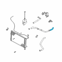 OEM 2003 Kia Sedona Hose-Water Out Diagram - 0K52Y15191C