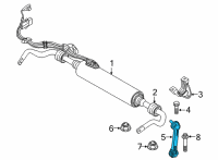 OEM BMW 750i xDrive Rear Swing Support Diagram - 33-50-6-869-096